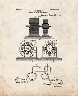 Tesla Electro Magnetic Motor