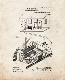 Thomas Edison Electric Locomotive
