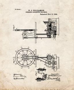 Steering Apparatus For Ships