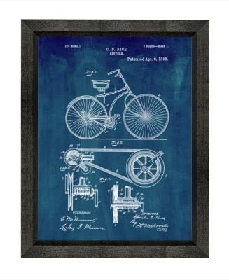 Framed Bicycle Patent Print