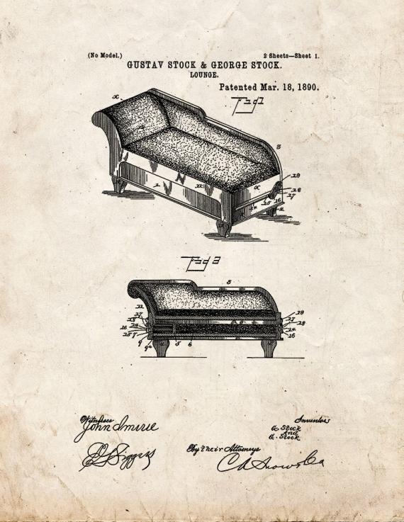 Lounge Patent Print