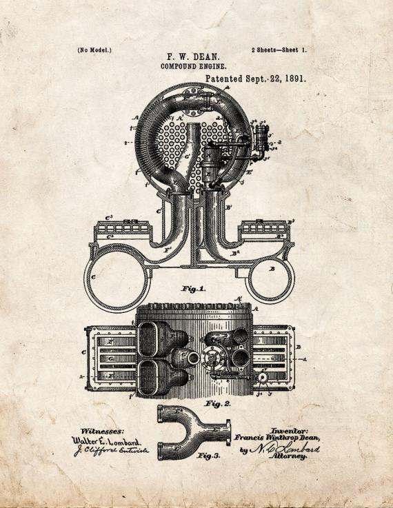 Compound Engine Patent Print
