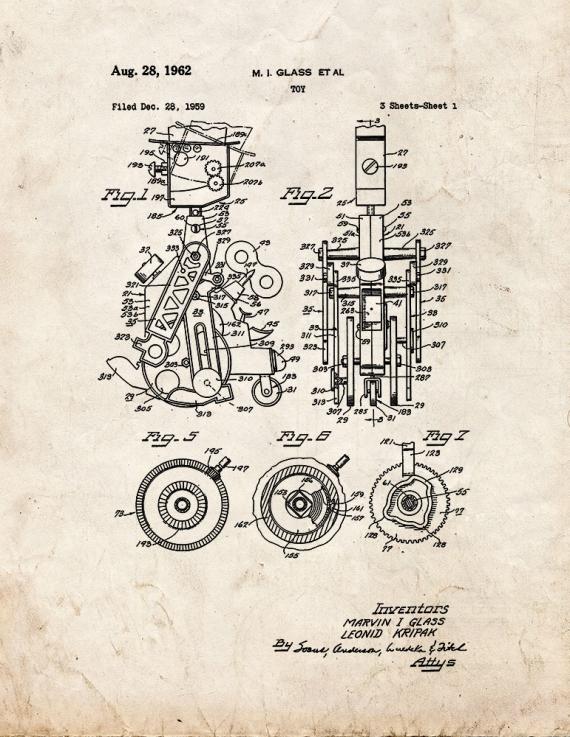 Toy Patent Print