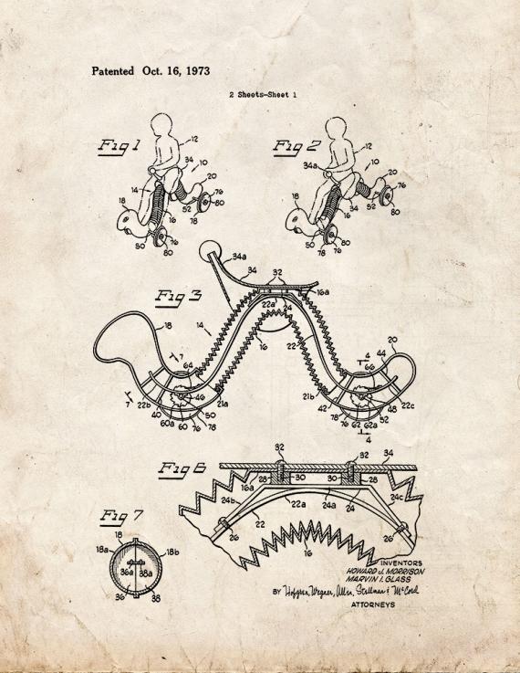Toy Vehicle Patent Print