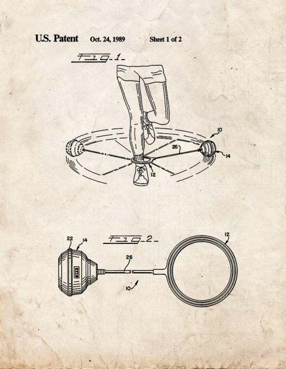 Skipping Toy And Method Of Playing Same Patent Print