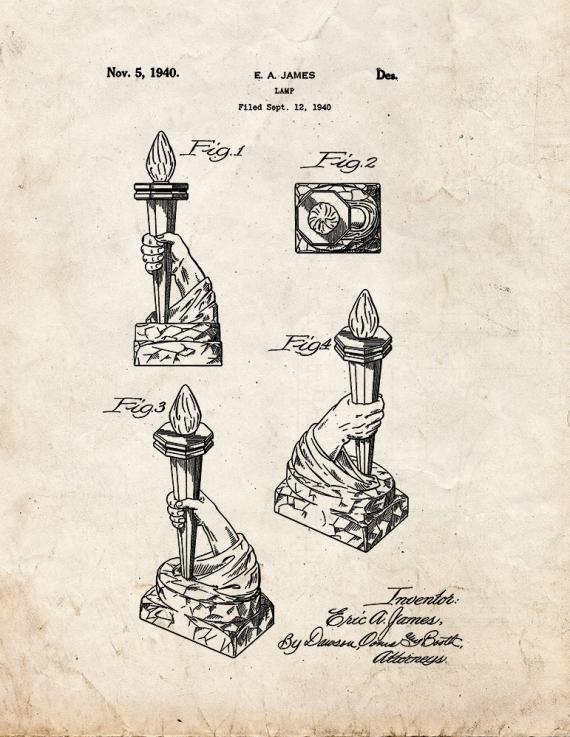 Lamp Patent Print