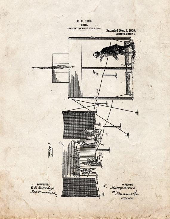 Game Patent Print