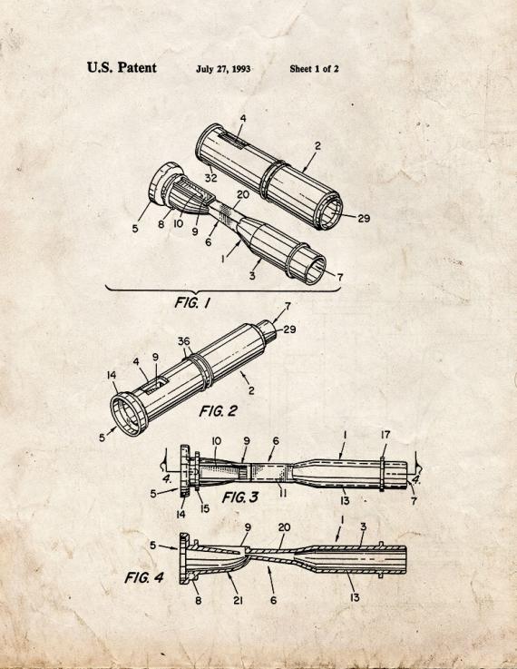 Robertson Duck Call Apparatus Patent Print