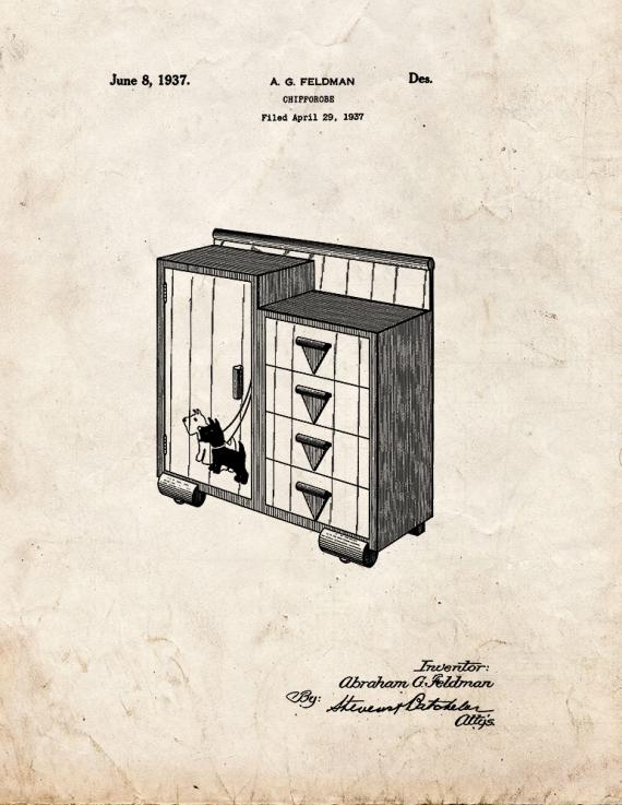 Chifforobe Patent Print