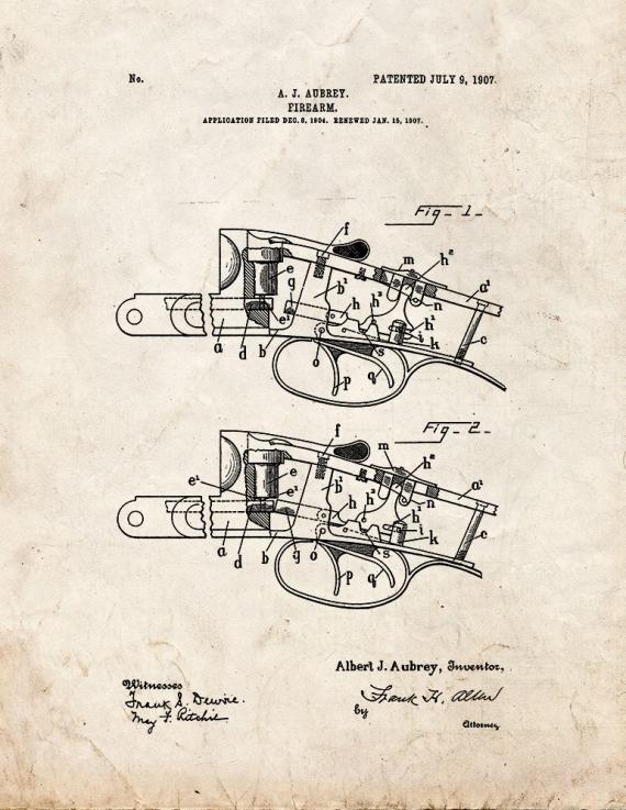 Firearm Patent Print