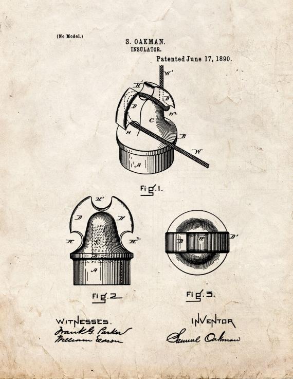 Insulator Patent Print