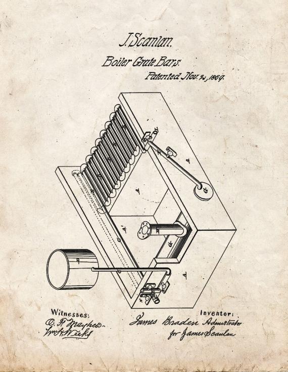 Circulating Grates For Steam Generators Patent Print