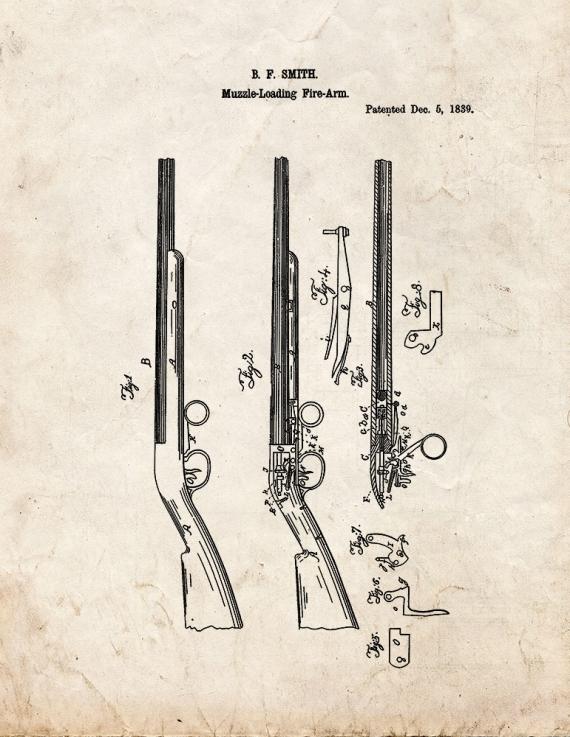 Muzzle-loading firearm Patent Print