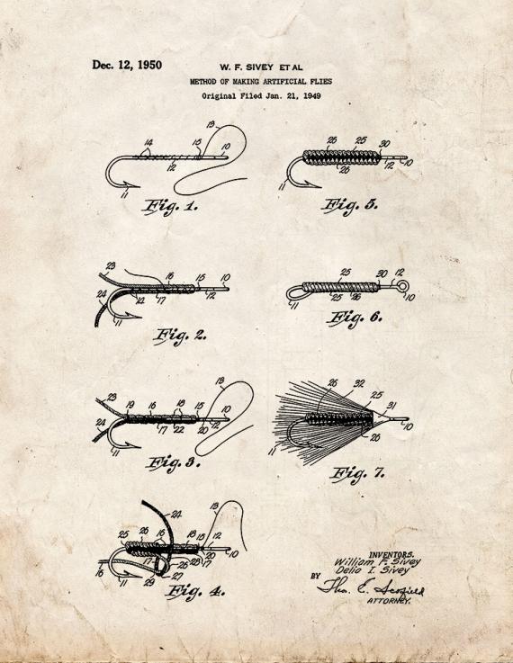Method Of Making Artificial Flies Patent Print