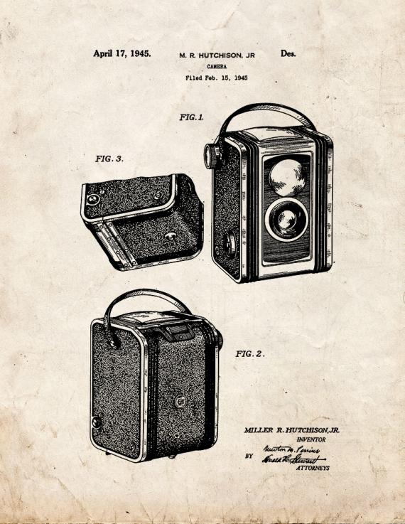 Camera Patent Print