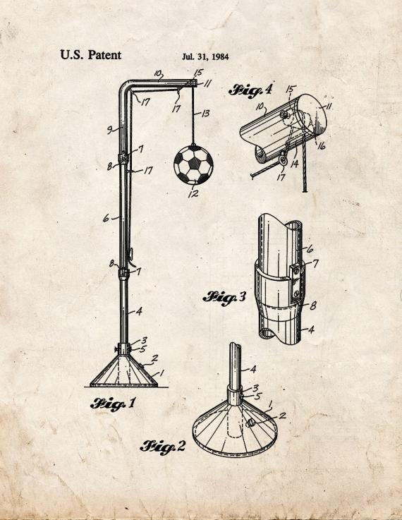 Soccer Practice Device Patent Print