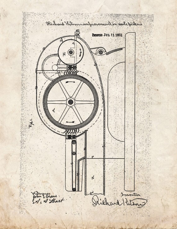 Waste Picker Patent Print