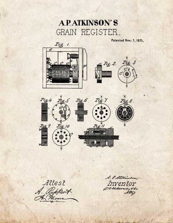 Counting Registers Patent Print
