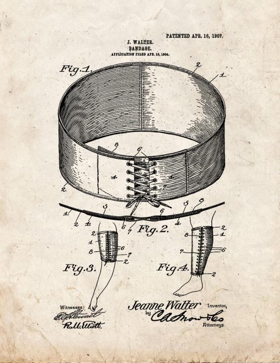 Bandage Patent Print