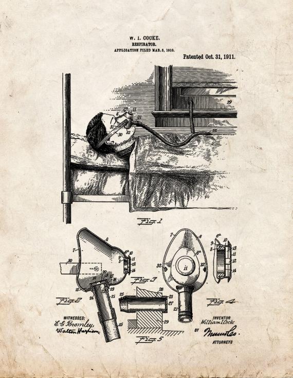 Respirator Patent Print