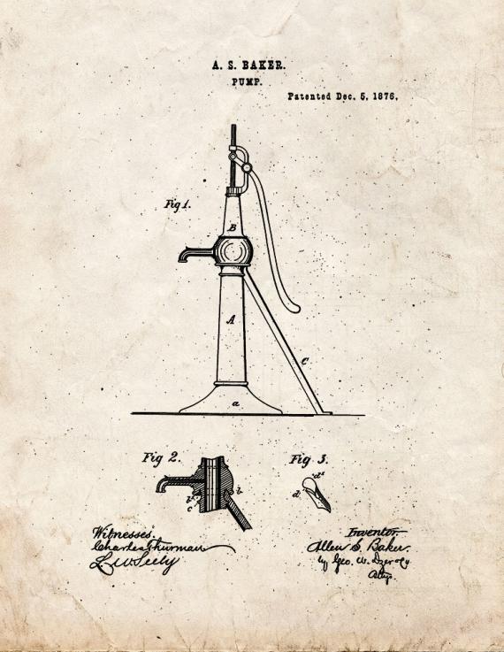 Pump Patent Print