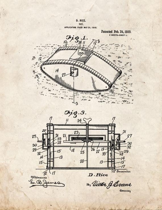 Toy Patent Print