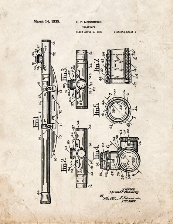 Telescope Patent Print