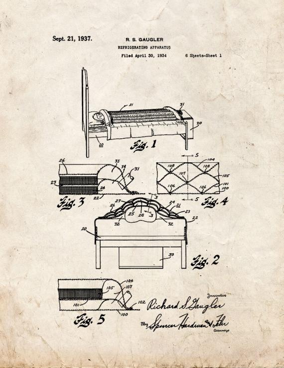 Refrigerating Apparatus Patent Print