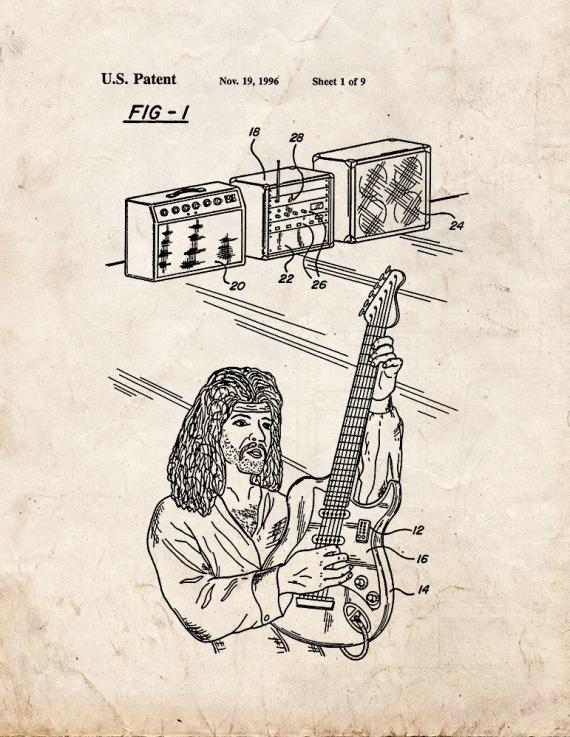 Wireless Remote Channel-midi Switching Device Patent Print