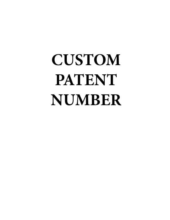 Custom Patent Print
