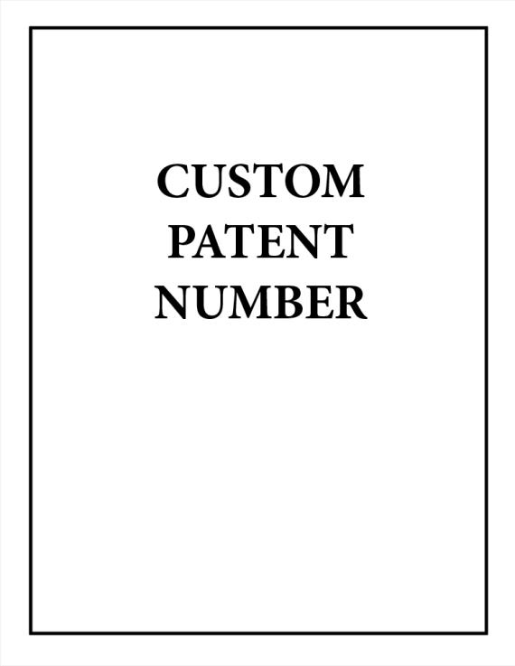 Custom Patent Print