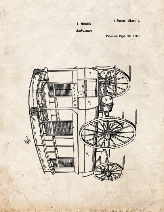 Ambulance Patent Print