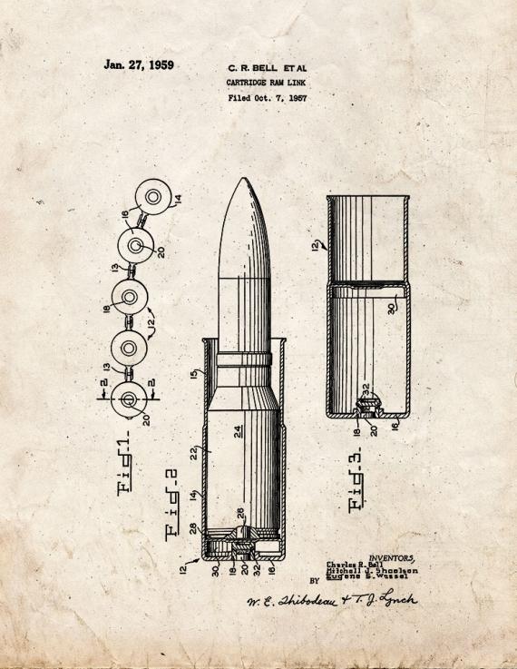 Cartridge Ram Link Patent Print