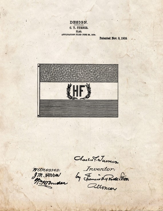 Flag Patent Print