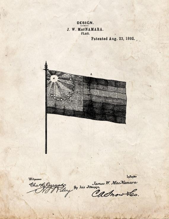 Flag Patent Print