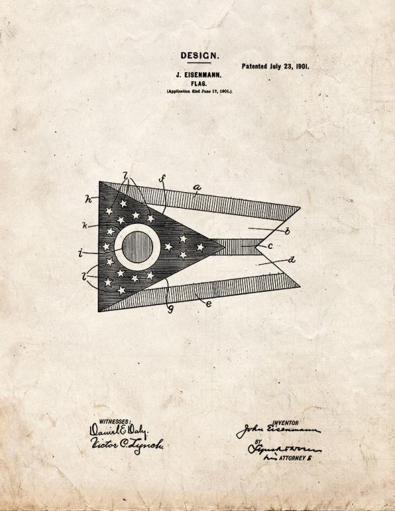 Flag Patent Print