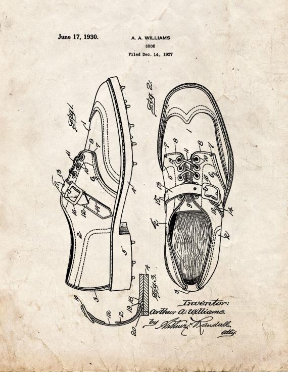 Shoe Patent Print