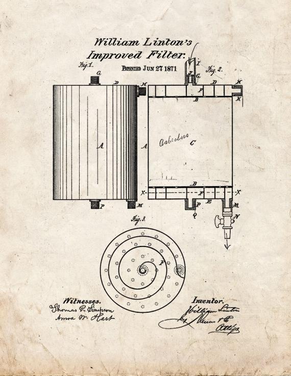 Improved Filter Patent Print