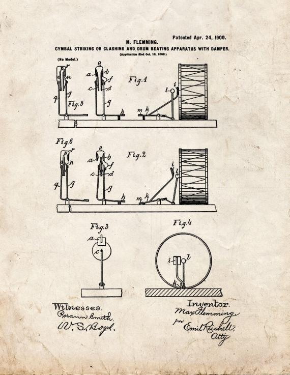 Drum Patent Print