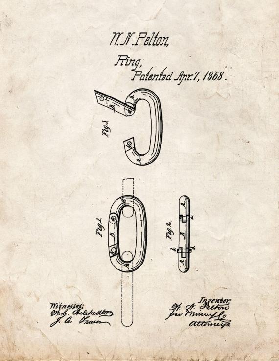 Improved Connecting Link Patent Print