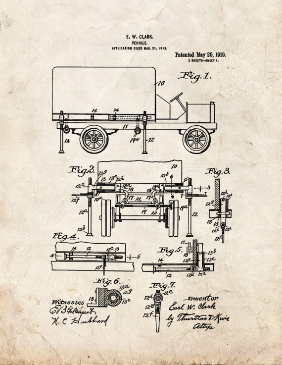 Vehicle Patent Print