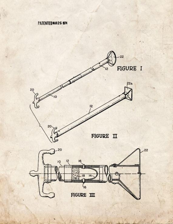 Combination Boat Hook and Pole Patent Print