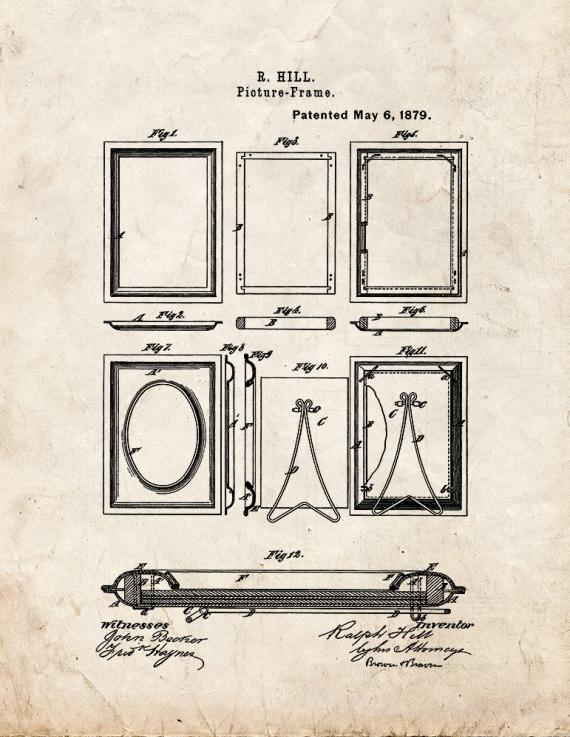 Picture Frame Patent Print