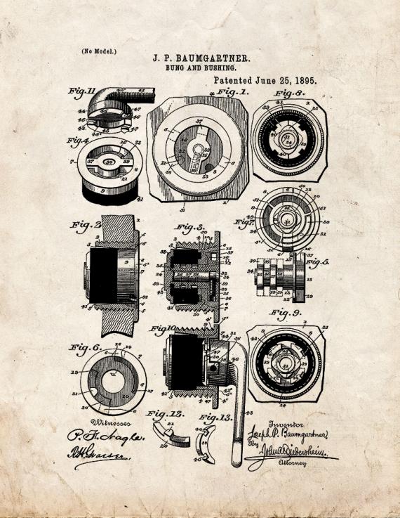 Bung And Bushings Patent Print