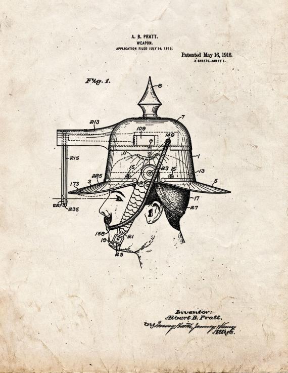 Weapon Patent Print