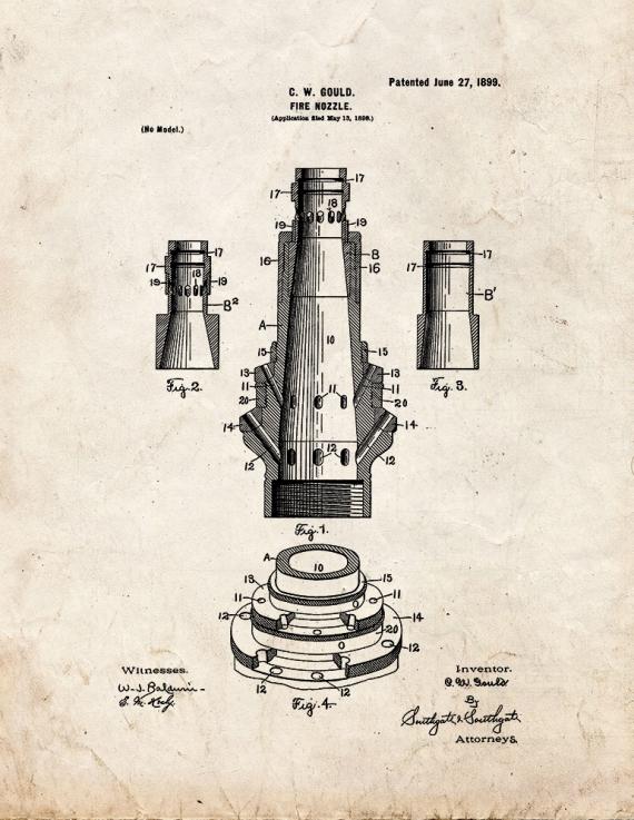 Fire-nozzle Patent Print