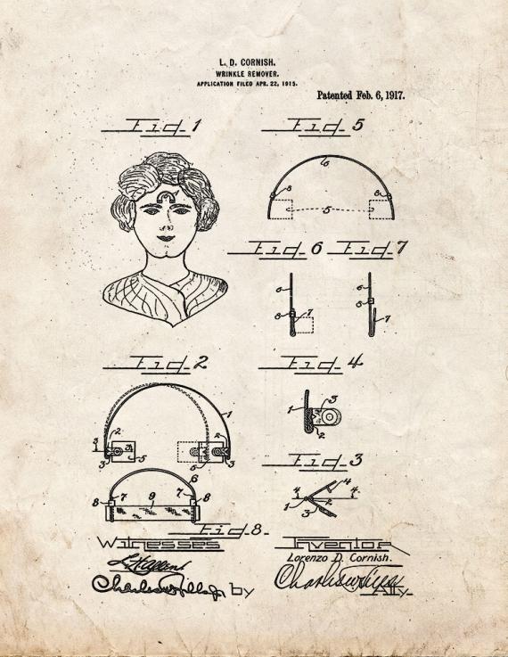 Wrinkle-remover Patent Print
