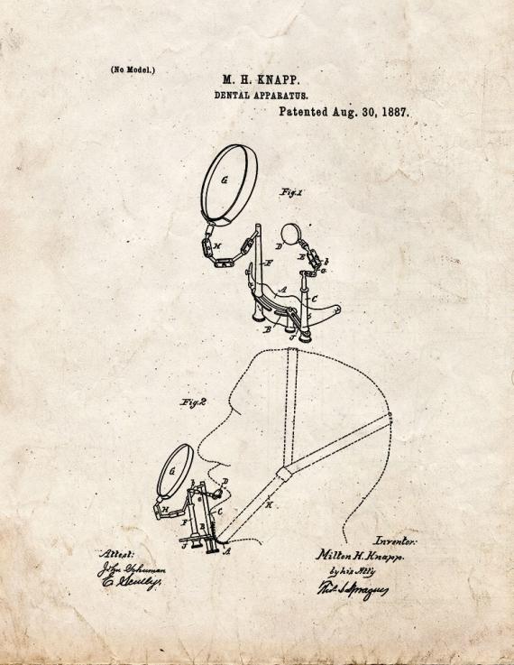 Dental Apparatus Patent Print