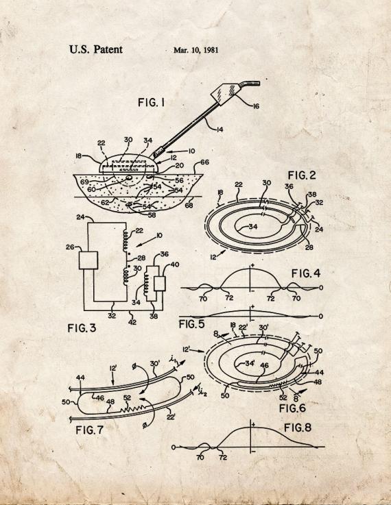 Metal Detector Patent Print