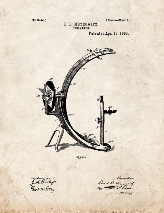 Perimeter Patent Print